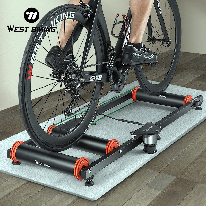 Bike Rollers Indoor Cycling Aluminum - WEST BIKING Rullo da Allenamento per