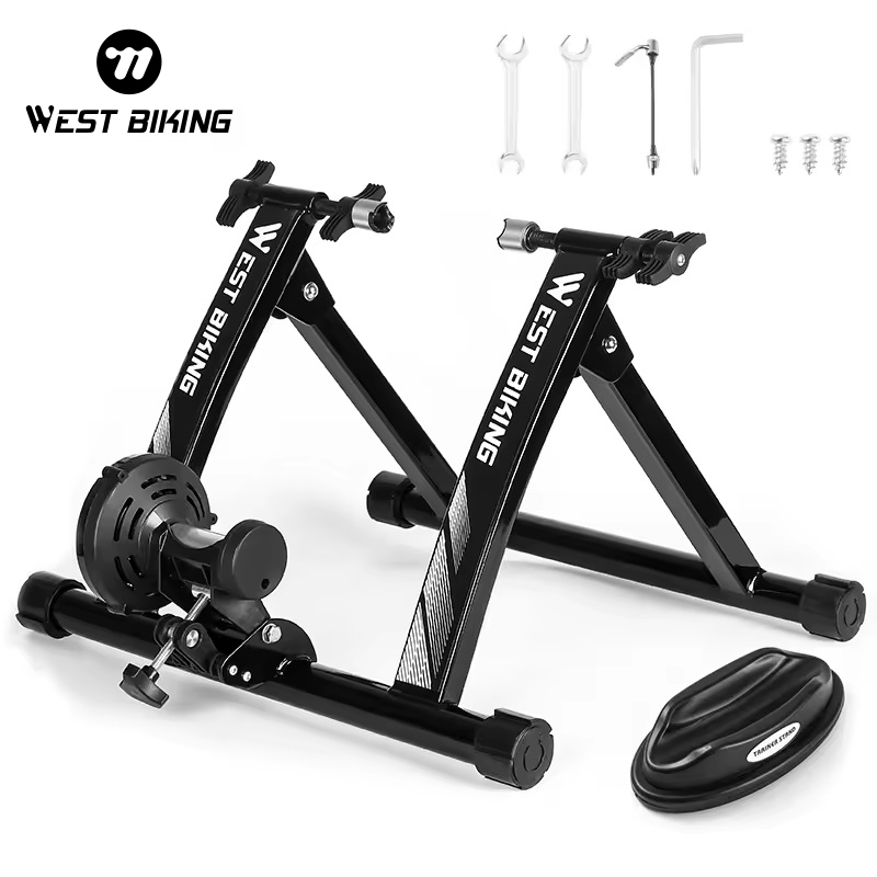 Bike Rollers Indoor Cycling Aluminum - Rullo da allenamento per ciclismo domestico
