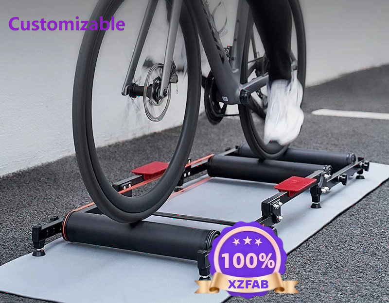 Bike Rollers Indoor Cycling Aluminum - Tavolo da allenamento per bici da