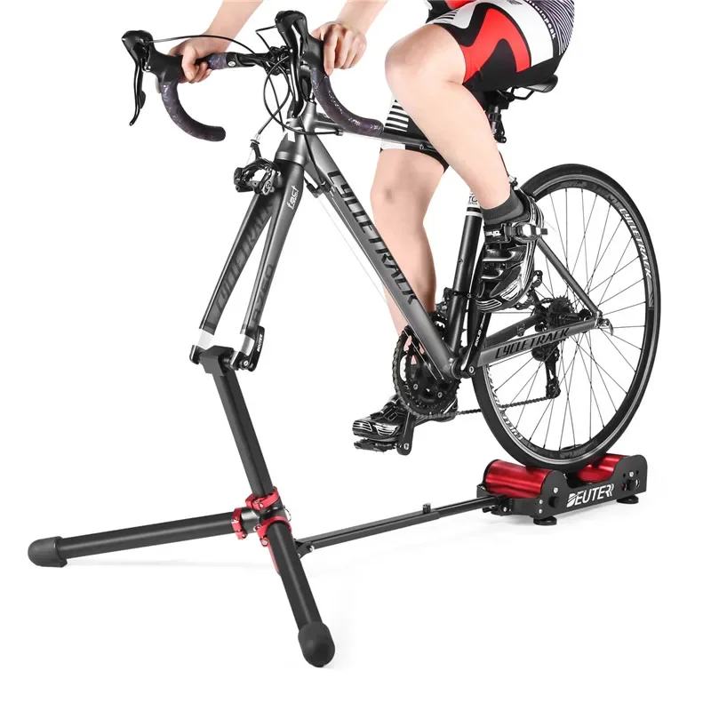 Bike Rollers Indoor Cycling Aluminum - Rullo da Allenamento per Bicicletta da